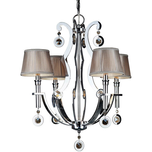 Rea 4 Light 24 inch Chrome Chandelier Ceiling Light