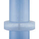 Aquaviva 27.75 inch 150 watt Blue and Clear Table Lamp Portable Light