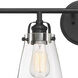 Elliott 4 Light 32 inch Matte Black Bath Bar Wall Light