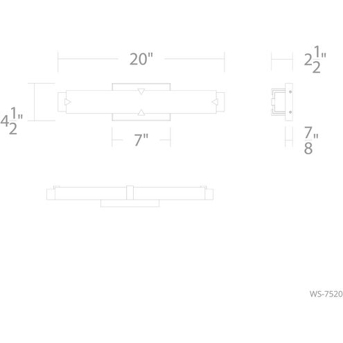 Carlisle Indoor Wall Lighting in 2700K, Aged Brass