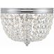Nola 2 Light 11.5 inch Polished Chrome Flush Ceiling Light