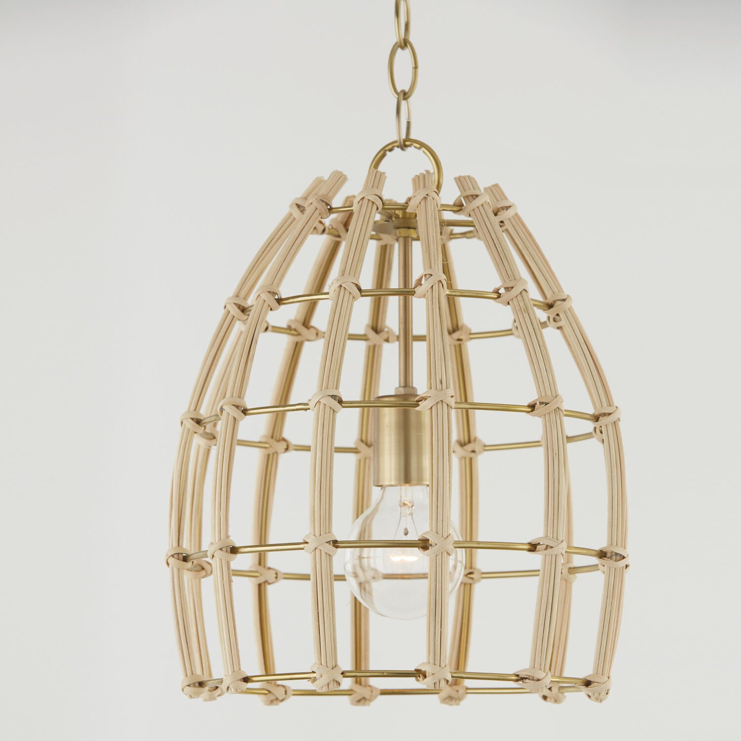 Wren 1 Light 12 inch Matte Brass Pendant Ceiling Light