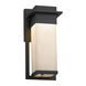 Clouds 12 inch Matte Black Outdoor Wall Sconce