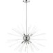 Utopia 9 Light 32 inch Polished Chrome Pendant Chandelier Ceiling Light, Large