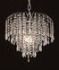 Falls 4 Light 14 inch Chrome Pendant Ceiling Light in Royal Cut