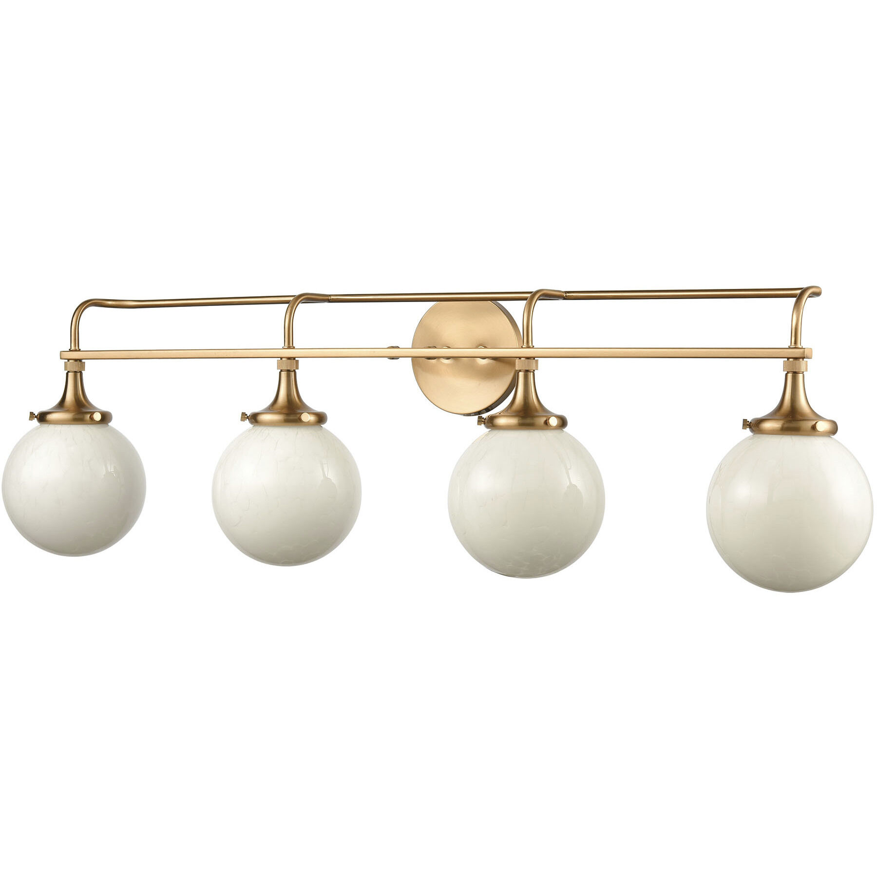 Beverly Hills 4 Light 38 inch Satin Brass Vanity Light Wall Light