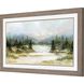 Waterside Collection Block Profile In Distressed Wood Framed Art