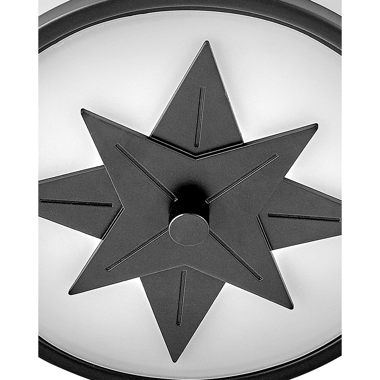 Montrose 2 Light 12 inch Black Indoor Flush Mount Ceiling Light