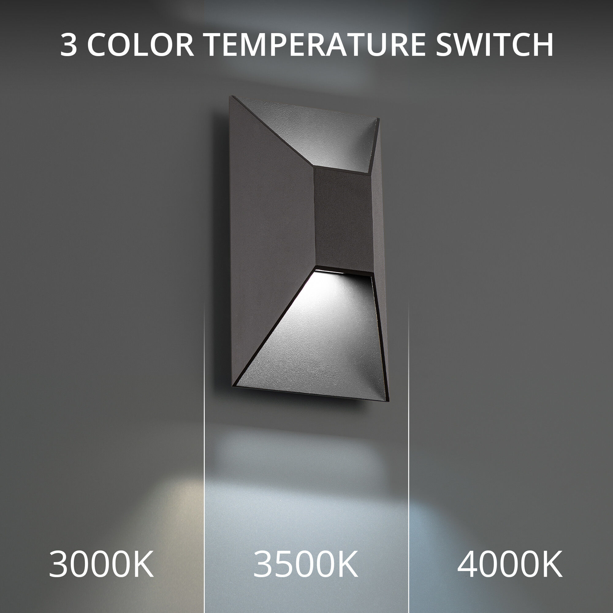 Maglev LED 5.5 inch Bronze Outdoor Wall Light in 4000K