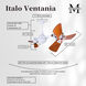 Matthews-Gerbar Italo Ventania 16 inch Gloss White with Solid Mahogany Wood Blades Rotational Ceiling Fan, Matthews-Gerbar
