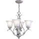 Monrovia LED 18.5 inch Brushed Nickel Mini Chandelier Ceiling Light