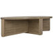 Bast 68 X 36 inch Washed Walnut Coffee Table