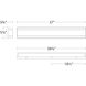 Repose LED 37 inch Aluminum Bath Vanity & Wall Light, dweLED