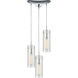 Nazareth 3 Light 12 inch Polished Chrome Multi Pendant Ceiling Light, Configurable