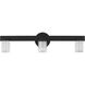 Kelly Wearstler Esfera 3 Light 24 inch Nightshade Black Bath Vanity Wall Light in 120V