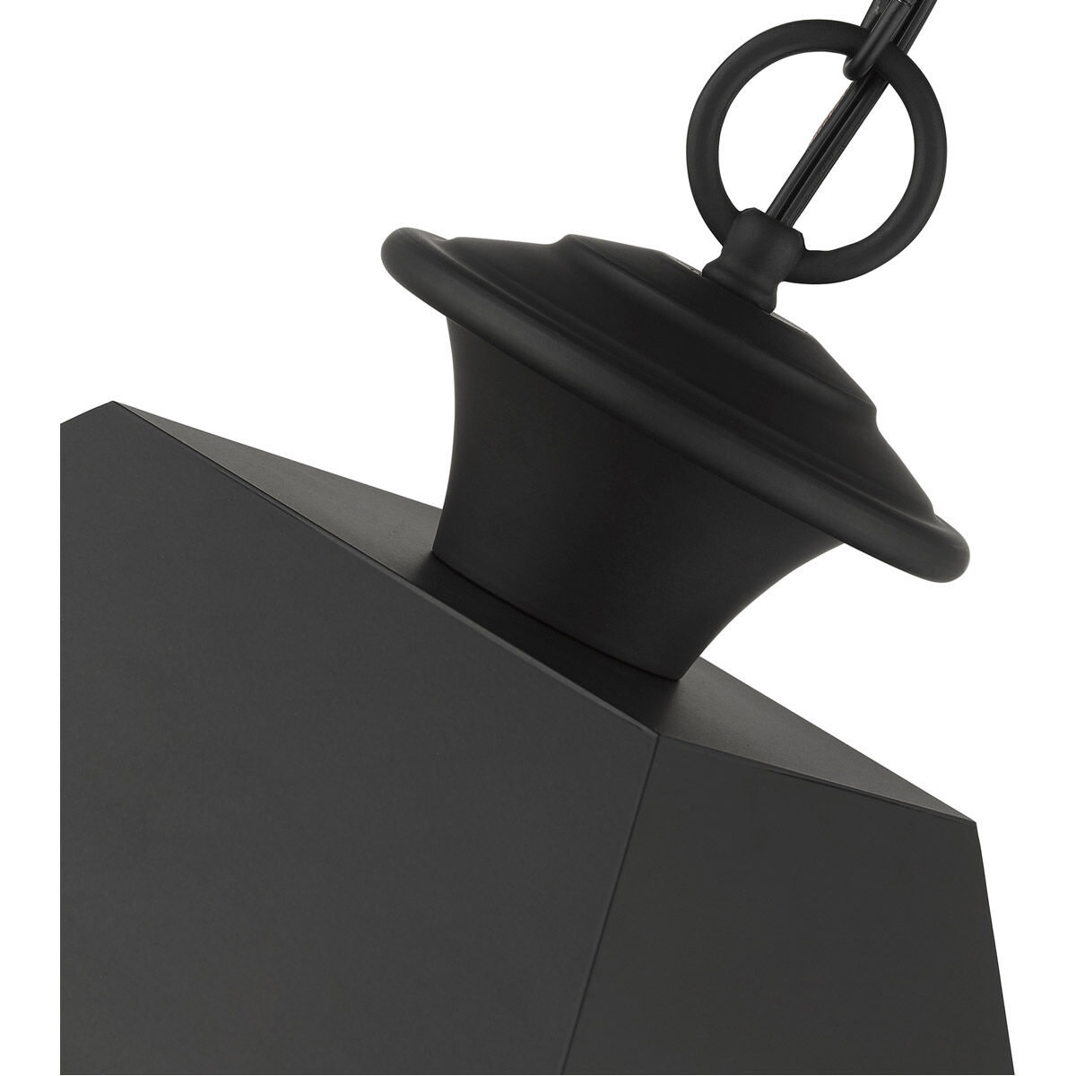 Mansfield 3 Light 12 inch Black Outdoor Pendant Lantern