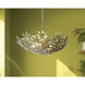 Flower Child 4 Light 21 inch Ambry Gold Pendant Ceiling Light