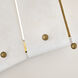 Simone 4 Light 20.75 inch Burnished Gold Semi-flush Mount Ceiling Light