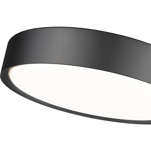Kawan LED 16 inch Matte Black Flush Mount Ceiling Light