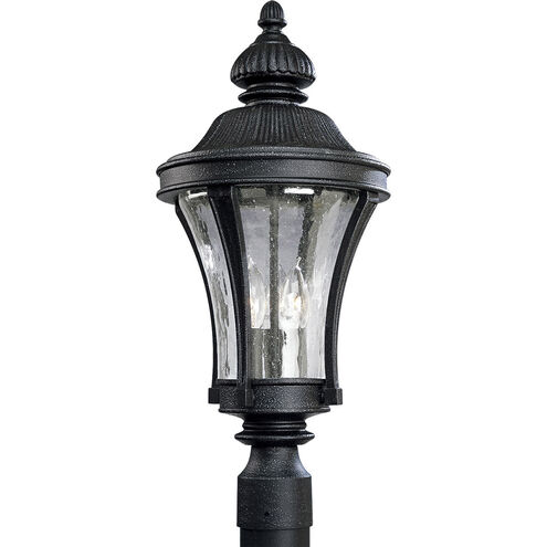 Nottington 3 Light 23 inch Gilded Iron Outdoor Post Lantern