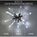 Beyond Solitude LED 48 inch Antique Nickel Chandelier Ceiling Light