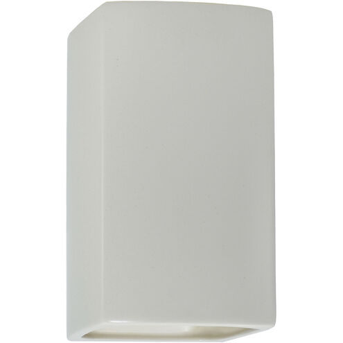 Ambiance 1 Light 13.5 inch Matte White Outdoor Wall Sconce in Incandescent, Large