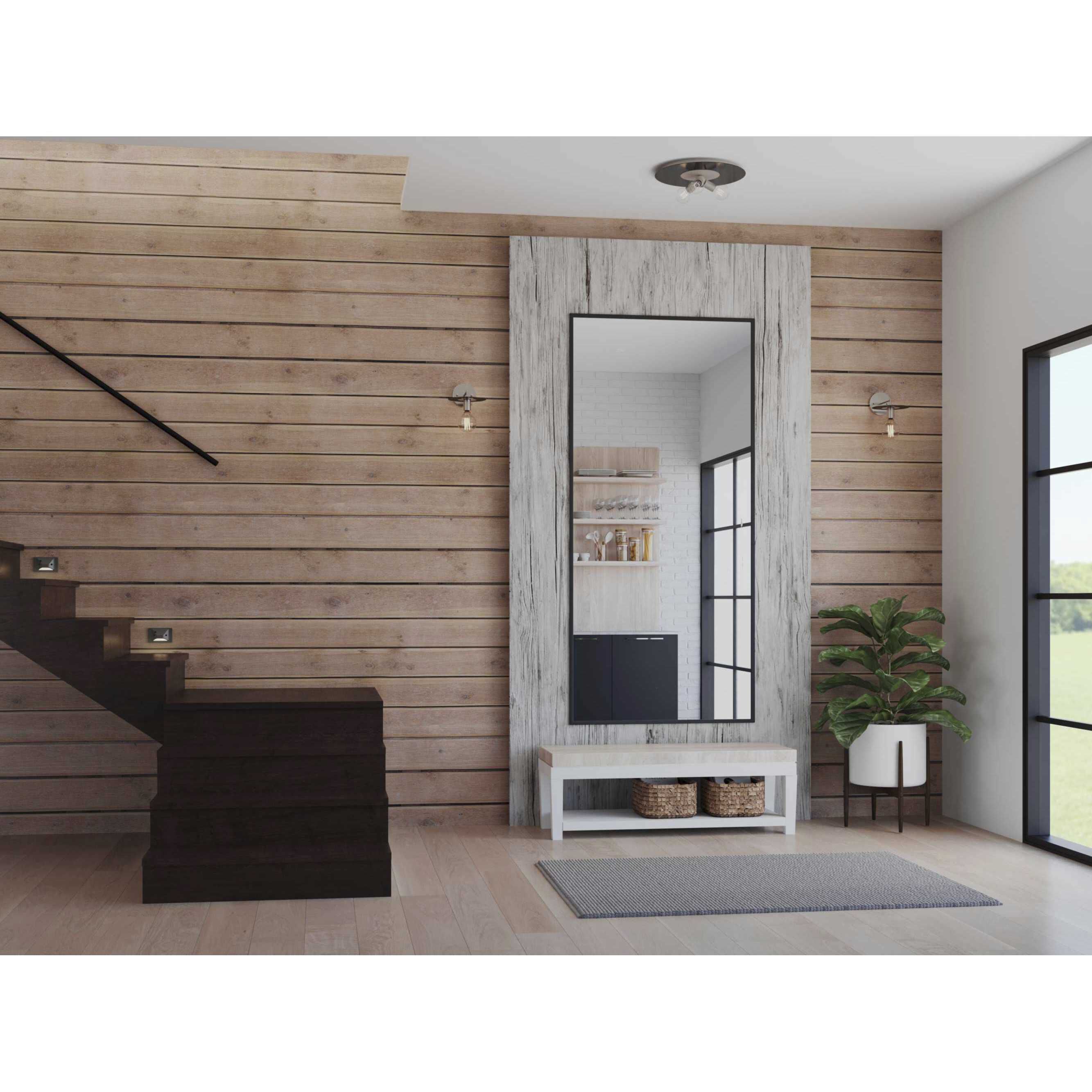 Trimble 3 Light 18 inch Brushed Nickel Flush Mount Ceiling Light in Burnished Nickel, Design Series