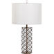 Corsica 25 inch 100.00 watt Satin Brass Table Lamp Portable Light in Bulb Not Included, Small
