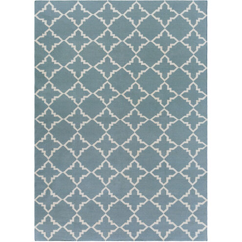 Frontier 132 X 96 inch Blue and Neutral Area Rug, Wool