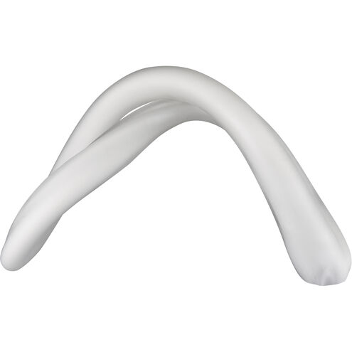 Twisted White Decorative Object