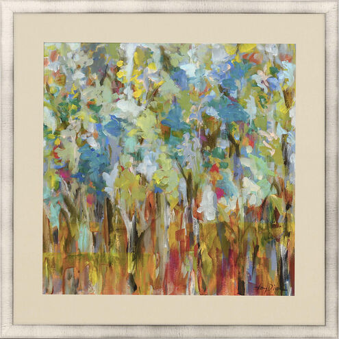 Landscapes Blue and Green and Orange and Yellow Framed Art