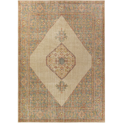 Zahra 102 X 66 inch Dusty Sage Rug in 6 X 9, Rectangle