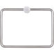 Arri 9 inch Brushed Nickel Towel Ring