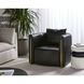 Alix Cantina Black Lounge Chair
