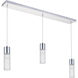 Constellation LED 36 inch Chrome Pendant Ceiling Light