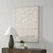 Chiari White and Beige Canvas Art