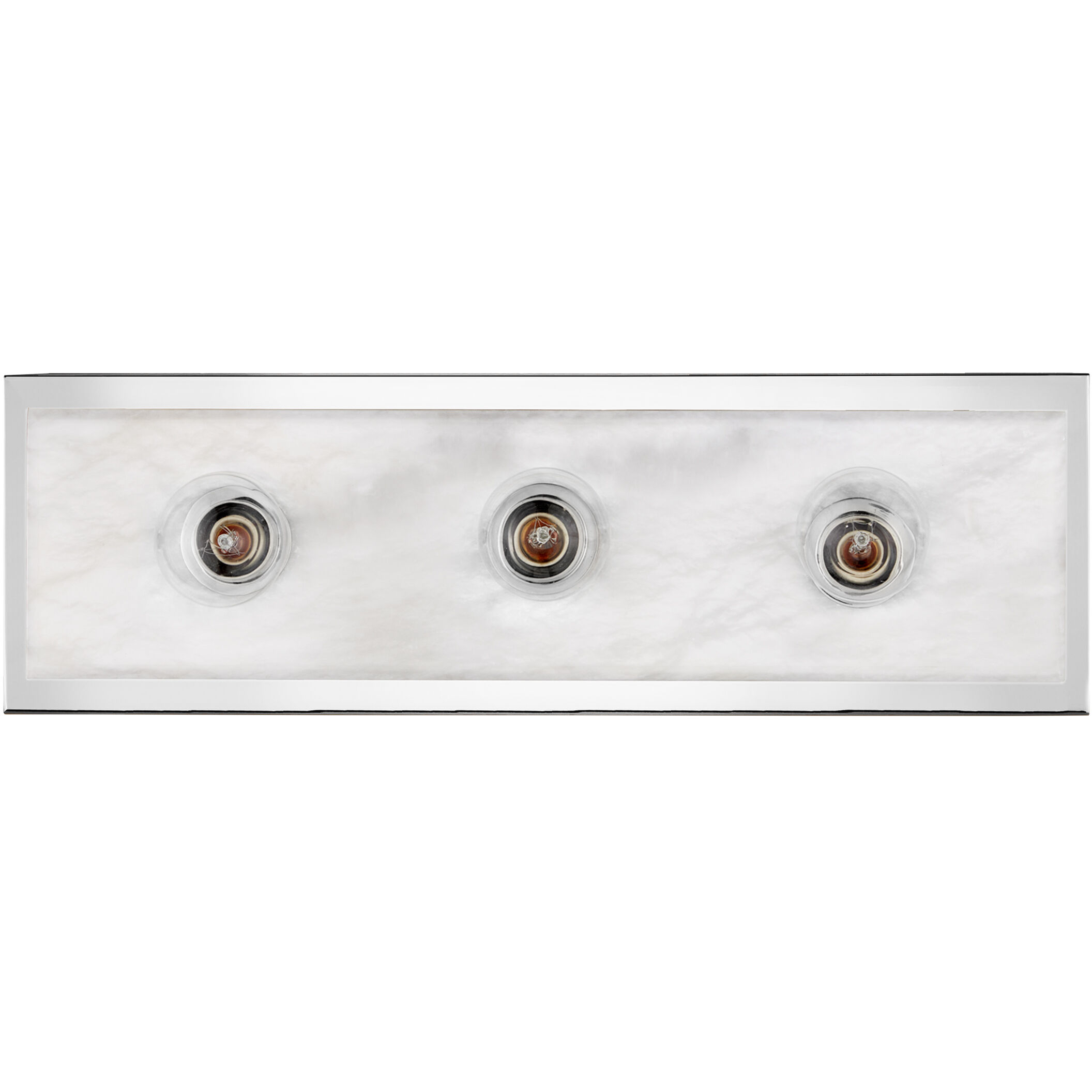 Berdine 3 Light 5 inch Natural/Polished Nickel Bath Bar Wall Light, Medium