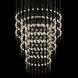 Constellation Centaurus LED 48 inch Satin Brass Pyramid Pendant Ceiling Light