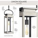 Union Square 1 Light 7 inch Stainless Steel Outdoor Hanging Lantern, Design Series