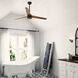 Cassius 60 inch Premier Bronze with Fire Polished Wood and Premier Bronze Blades Outdoor Ceiling Fan