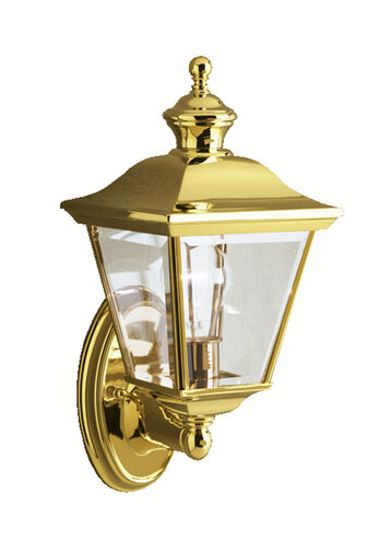 Bay Shore 1 Light 20 inch Polished Brass Outdoor Wall, Large