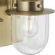 Northlake 1 Light 5.87 inch Vintage Brass Bath Light Wall Light