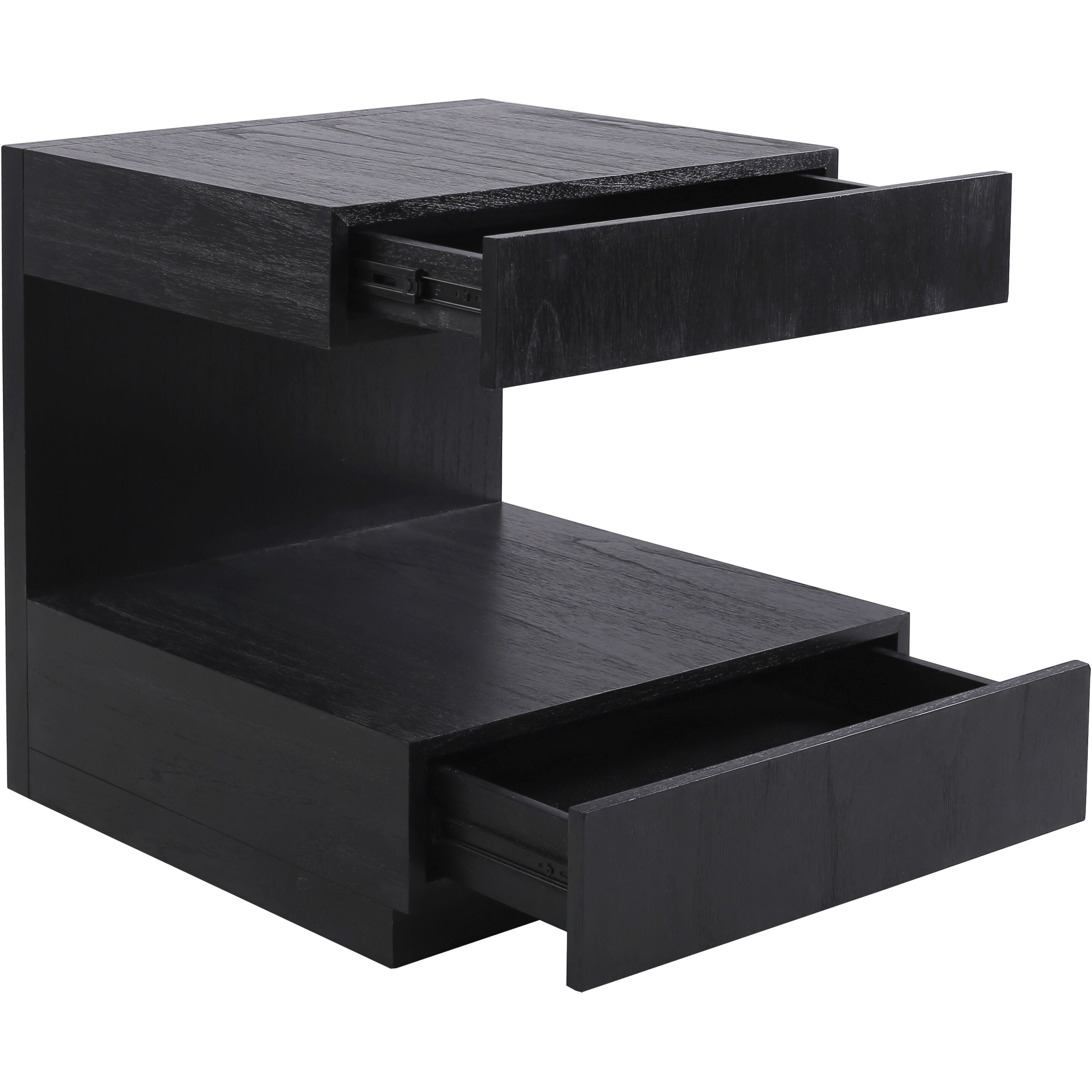 Checkmate 24 X 22 inch Checkmate Black Accent Table