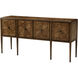 Nova 68.5 X 18 inch Dusk Rectangular Credenza, Four-Door