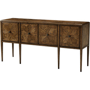 Nova 68.5 X 18 inch Dusk Rectangular Credenza, Four-Door