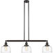 Franklin Restoration Bell 3 Light 41 inch Oil Rubbed Bronze Island Light Ceiling Light