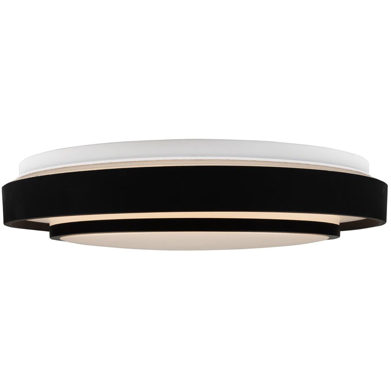 Aziza LED 15 inch Black Flush Mount Ceiling Light