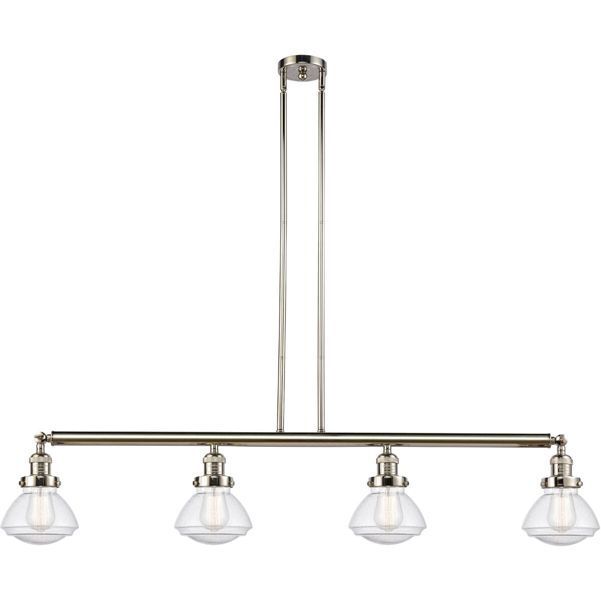 Franklin Restoration Olean 4 Light 51.38 inch Island Light