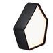 Fenway LED 12.25 inch Matte Black with Shiny Opal Flush Mount Ceiling Light
