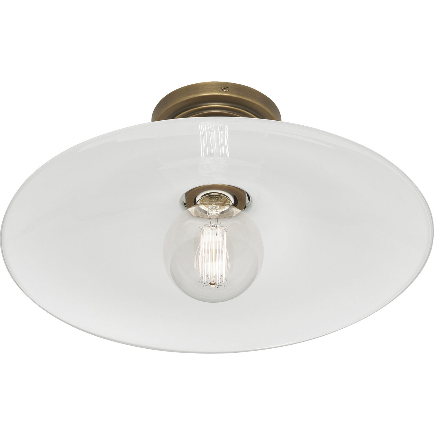 Rico Espinet Arial 1 Light 15.88 inch Warm Brass Flushmount Ceiling Light